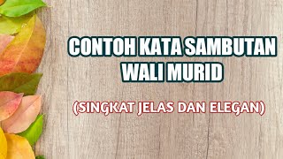 Contoh Sambutan Wali Murid di Acara Perpisahan / Kelulusan sekolah / Wisuda TPQ/TPA