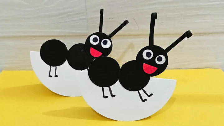 How to make paper Ant | DIY Ant paper craft | Easy paper ant making ideas #papercraft