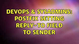 Famous DevOps & SysAdmins: Postfix setting reply-to field to sender Net Worth