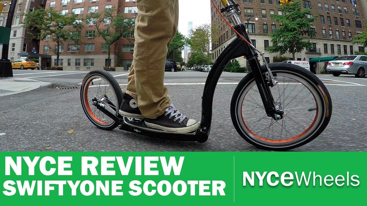 Swifty One Review Folding Scooter Kickbike YouTube