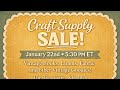Live Vintage Craft Supply Sale