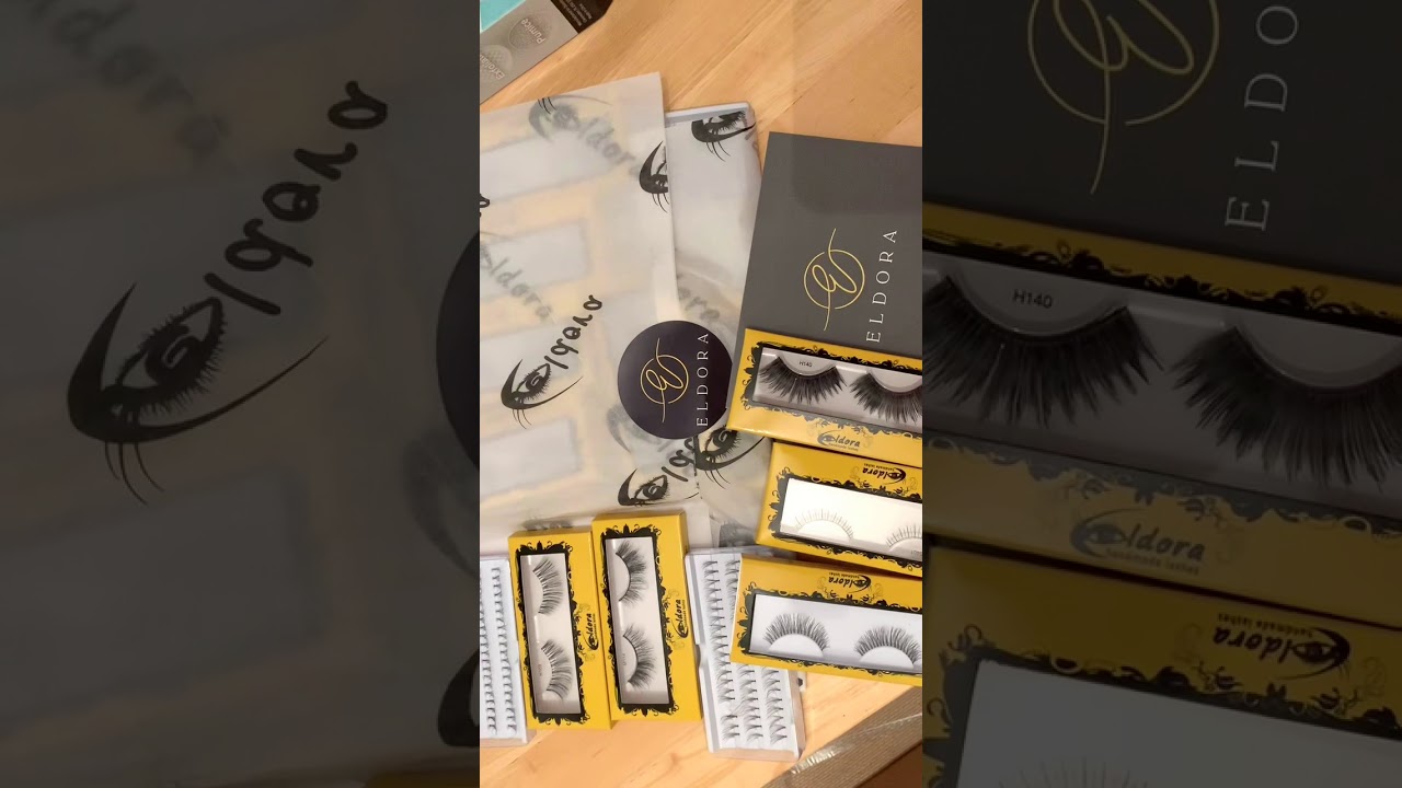 Eldora lashes and Jejux cosmetics