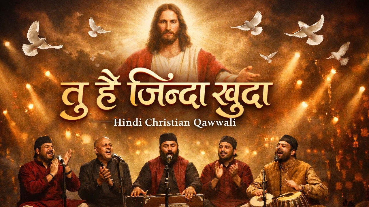 Zinda Hai Masiha (Official Song) 🎤 Hindi Christian Ghazal Qawali | तू है ज़िंदा खुदा | Pavitra Geet