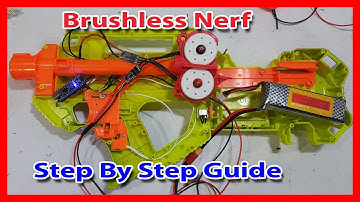 ⚡️ Brushless Nerf Motor ESC Step By Step Guide. Stryfe, RavenFire, Regulator Mod