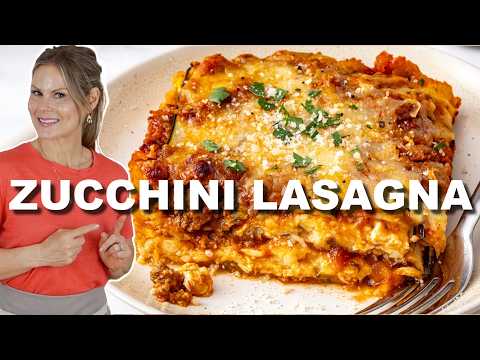 ZUCCHINI LASAGNA RECIPE | High Protein & So Delicious!