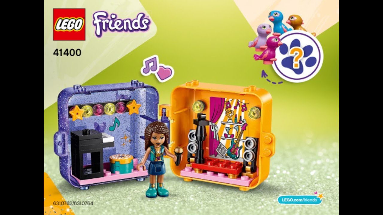LEGO Instructions | Friends | 41400 | Andrea's Play Cube | Play Cube Series 1