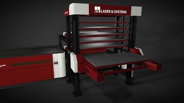 HK Smart-Tower - Fiber Laser Automation