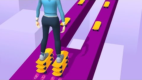 Skater Stacker - All Levels Gameplay Android, iOS