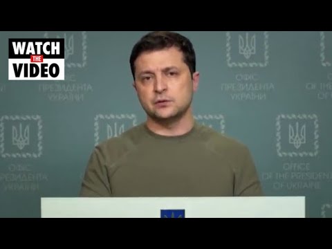 Volodymyr Zelensky says goodbye to EU leaders as Russia closes in on Kyiv