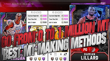 NBA2K20 - HOW TO GO FROM 0 TO 1 MILLION MT RIGHT NOW!!! BEST MT MAKING METHODS ON MYTEAM!!