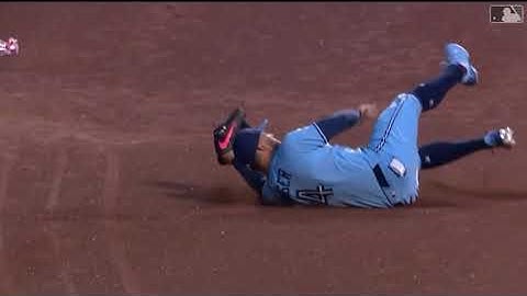 George Springer Amazing Diving Catch - Slow Motion
