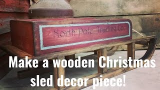 Woodworking tutorial on how to build and finish your very own decorative vintage sled! in this video I how you how to make an easy decorative sled! its a good beginner piece and i also show you tips and tricks for getting