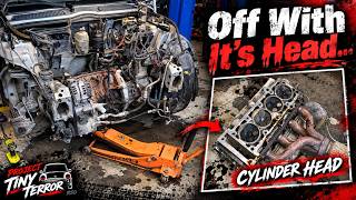 More Engine Work On Project Tiny Terror | R50 MINI Cooper Cylinder Head Removal