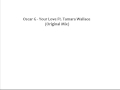 Oscar G Your Love Ft Tamara Wallace Original Mix mp3
