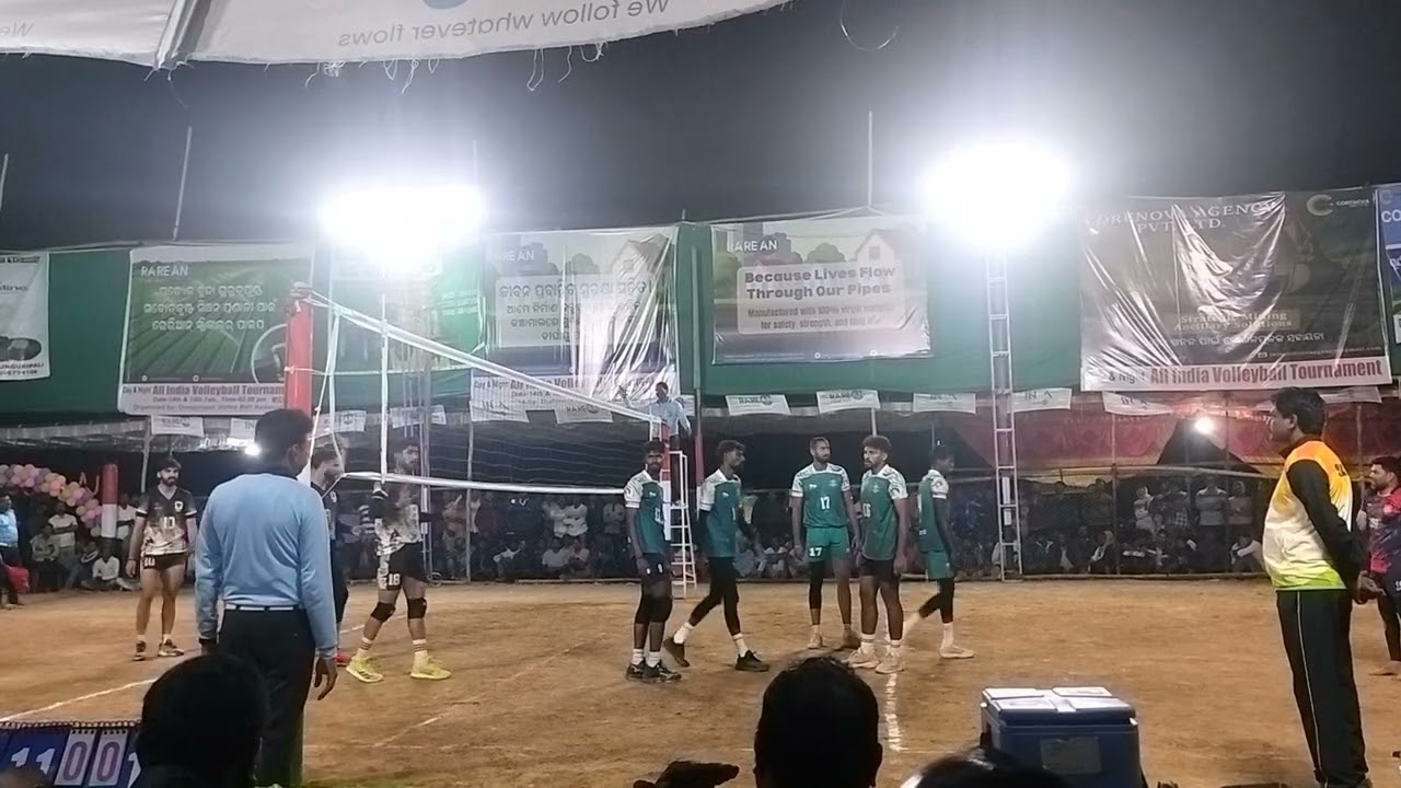 Andhra police vs Jabalpur railway 1st set final All India volleyball tournament Dunguripali2026 