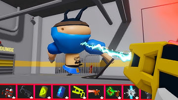 Play with ITEMS! Barry Prison Run! HARD MODE Roblox (first person #obby)