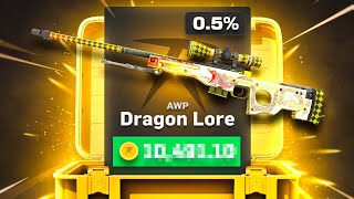 We Won A Dragon Lore From This Insane Csgoroll Win
