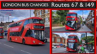 Controversial Changes To London Bus Routes 67 149 Withdrawal Rerouting Bus Changes Explained