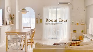 【ルームツアー】中古マンションをDIYで海外風のお部屋に｜100均で作るインテリアたち｜カフェ風ナチュラルな3LDK｜家族が暮らしやすい収納 Japanese  room tour
