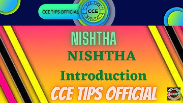 NISHTHA- Introduction | By CCE Narasimhamurthy |
