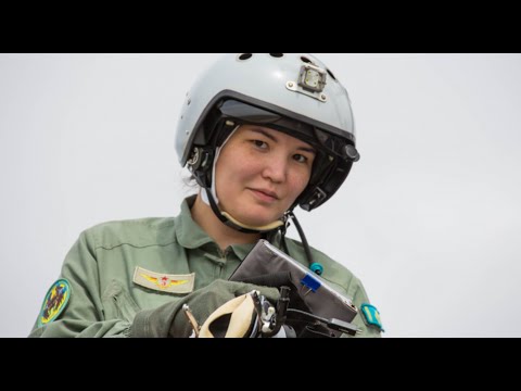 Female Su-30 Fighter Pilot Женщина Су-30СМ Летчик-истребитель Ардана Ботай