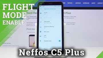 How to Activate Flight Mode in Neffos C5 Plus - Enable Airplane Mode