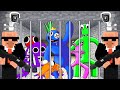 RAINBOW FRIENDS PRESOS (MINECRAFT PRISON ESCAPE) ESCAPA de la CARCEL en MINECRAFT ROLEPLAY