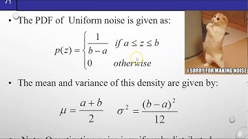 4. Uniform Noise Model | Digital Image Processing