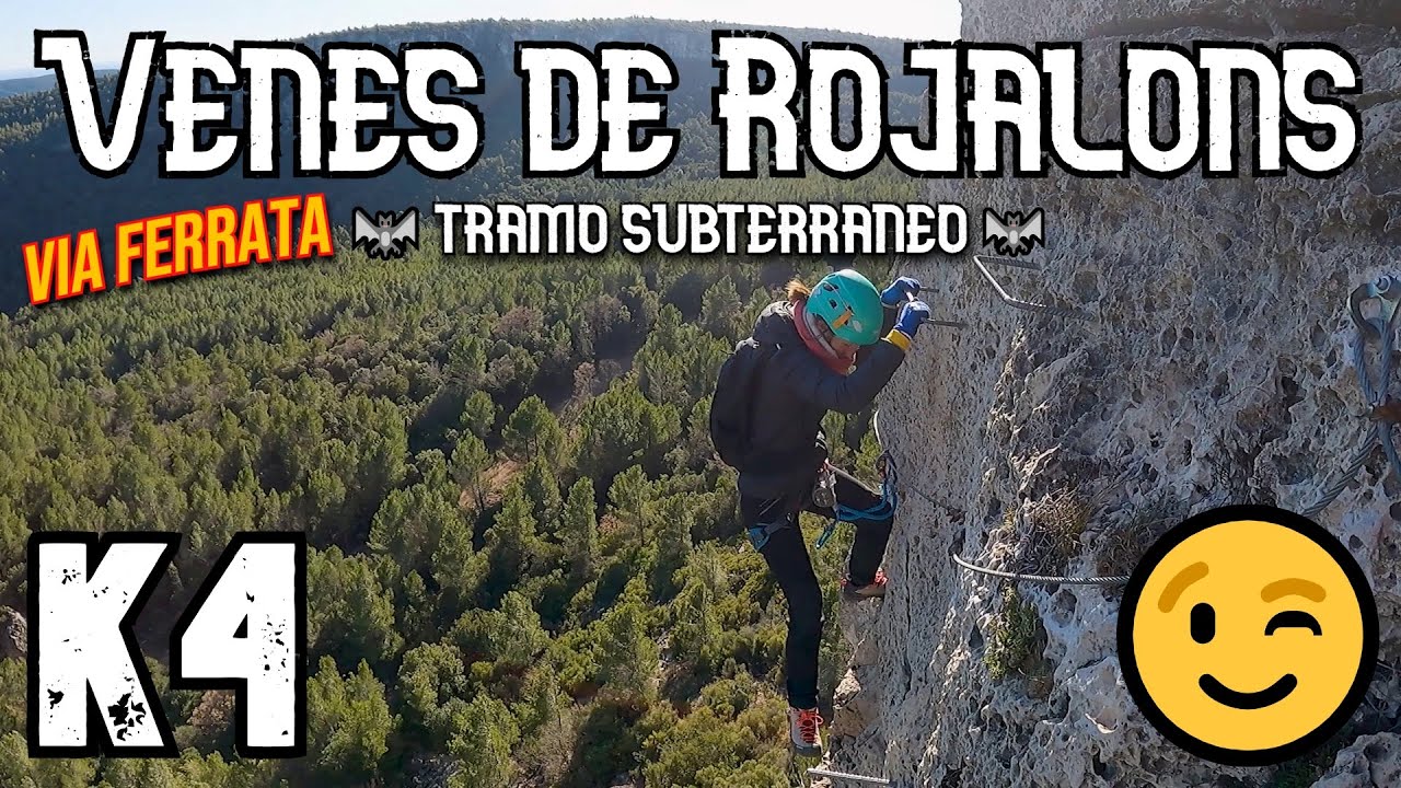 🧗 Vía ferrata Venes de Rojalons (k4)🦇 Explicada paso a paso