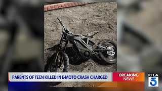 Parents of O.C. teen killed in E-Moto crash charged