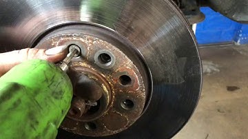 How to replace front wheel bearing on Vauxhall Zafira A