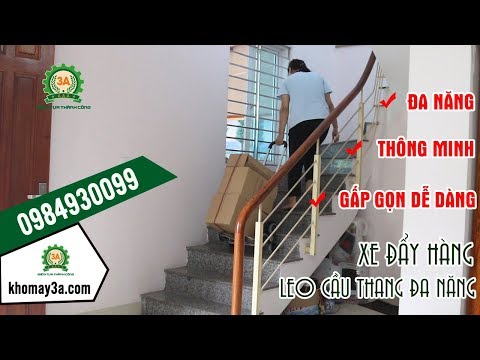 Video: Cách Nâng Xe đẩy Lên Cầu Thang