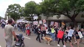 Global March for Lions; Ban Canned Lion Hunting.