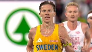 Andreas Almgren wins Men's 10000m to beat Gressier & Lobalu at European Athletics Championships 2026