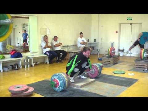 Клоков - Klokov рывок с возвышения 202 кг