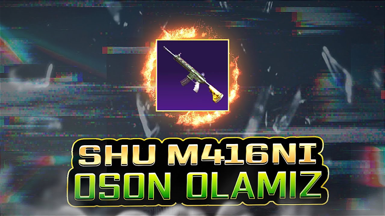 🏝️JUNGLE - M416 SKINI OSON OLAMIZ | PUBG MOBILE - 😎VIDYO KO’RIB PUL YUTIB OLAMIZ 