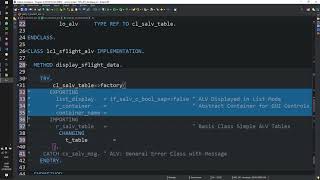SAP List Viewer (ALV) Part 1 | Basic ABAP OO example | CL_SALV_TABLE | Tutorial