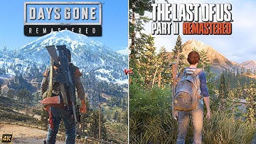 Days Gone Remastered vs The Last of Us Part II Remastered | PC | Graphics and Details Comparison