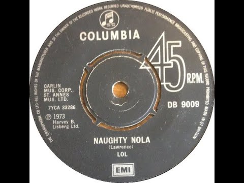 Lol Creme — Lol Creme - Naughty Nola / Bumbler - rare 1973 single