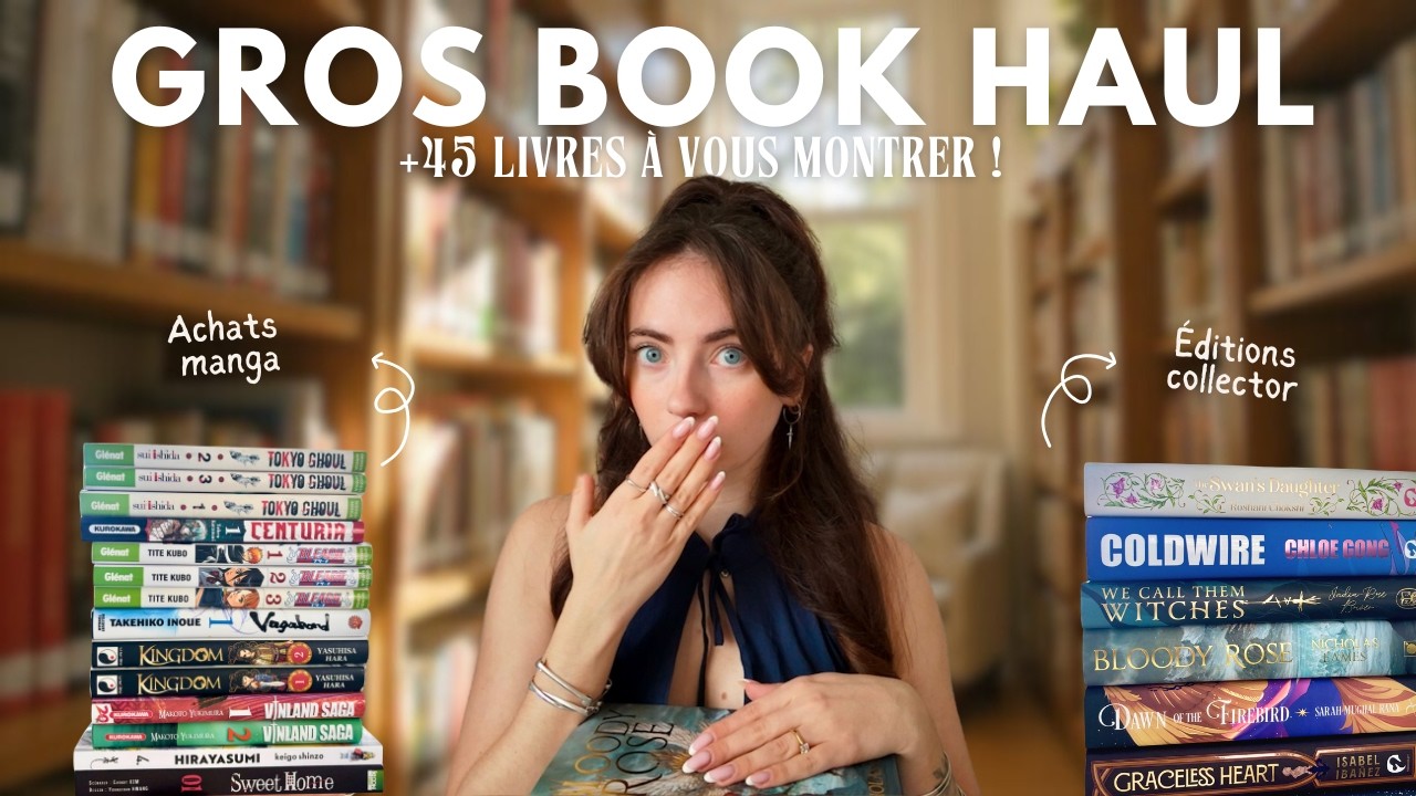 Gros Book Haul 🙊📦 45 livres à vous présenter