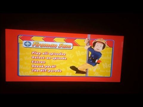 Fireman Sam To The Rescue DVD Menu Walkthrough 