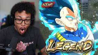 NEW LEGEND Super Saiyan Blue Vegeta Reveal and Reaction on Dragon Ball Legends! screenshot 2