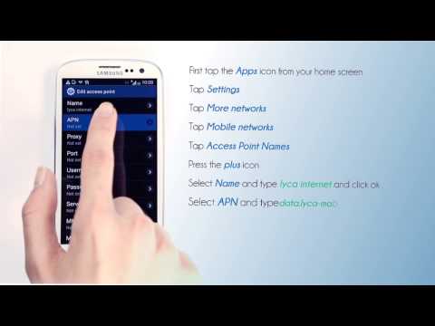 Lycamobile Switzerland - Mobile Web Settings for your Samsung