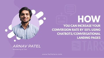 How you can increase your conversion rate by 50% using Chatbots/Conversational Landing Pages