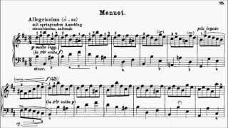 RCM Piano 2015 Grade 8 List A No.4 Bach Menuet and Trio in B Minor Sheet Music
