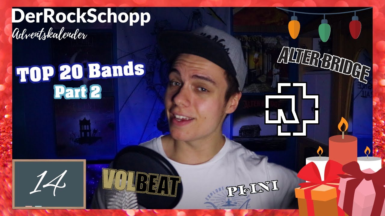 14. Türchen: Meine TOP 20 BANDS!! (Part. 2) | Platz 10 - 1 | RockSchopp's Ranking