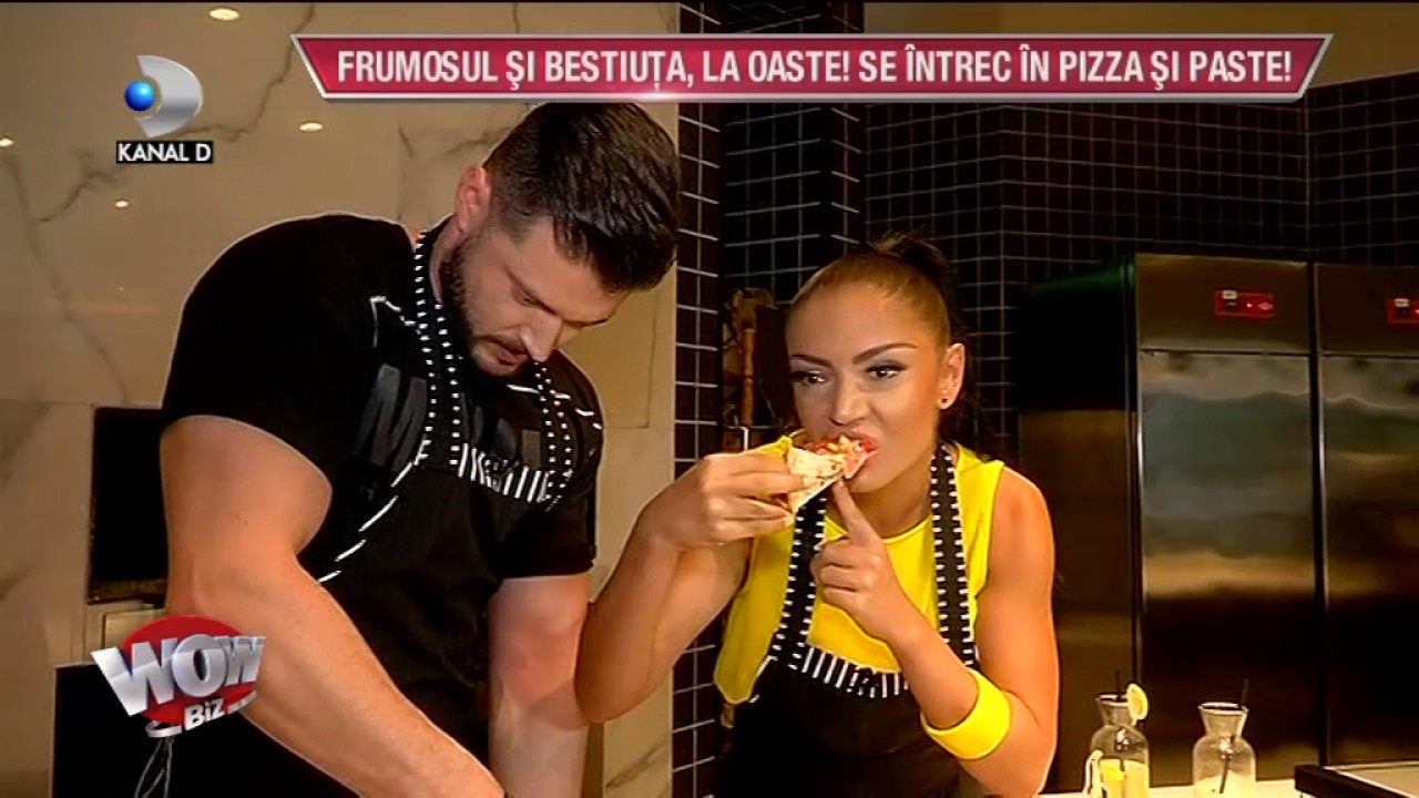 Wowbiz 27 07 2017 Andreea Mantea Si Victor Slav Intrecere In Bucatarie Paste Sau Pizza Youtube