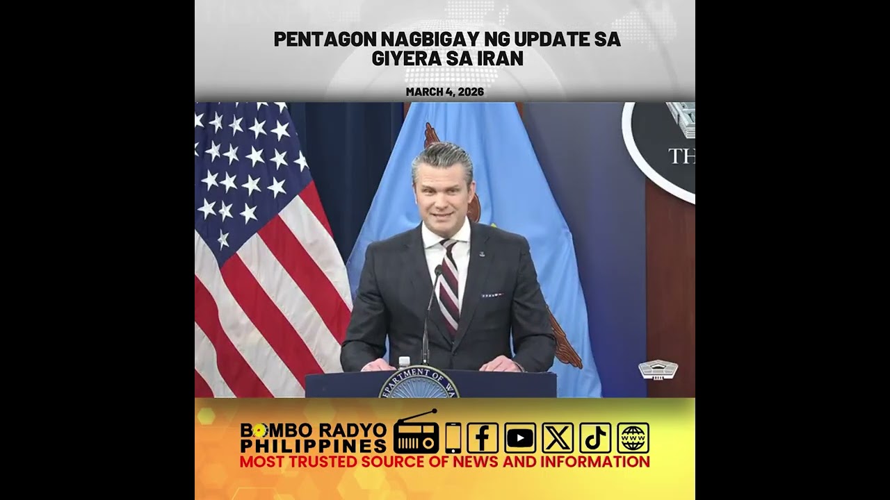 PENTAGON update on Iran| Bombo Radyo