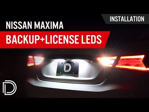 How to Install Nissan Maxima Backup & License Plate LEDs