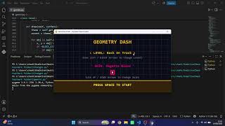 Geometry Dash With Python